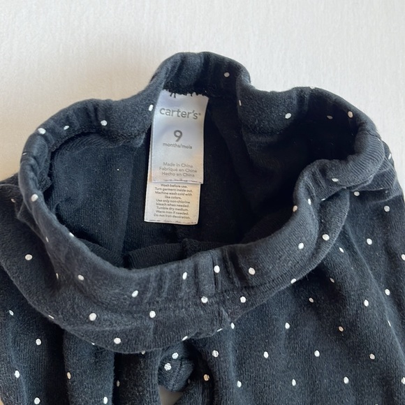 4-piece Carter's Baby Girl Sleep and Play Holiday Set Size 9 Months - Picture 8 of 15